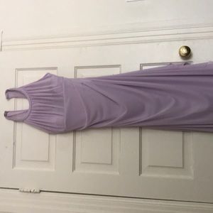 David’s bridal long mesh dress